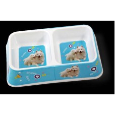 CD-04 - COMEDOURO MELAMINA DUPLO RETANGULAR