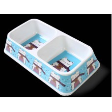 CD-05 - COMEDOURO MELAMINA DUPLO RETANGULAR