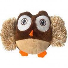 MP-31 - MORDEDOR PET PELUCIA CORUJA MARROM 13CM