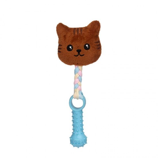 MORDEDOR PET PELUCIA BICHINHO COM BASTAO