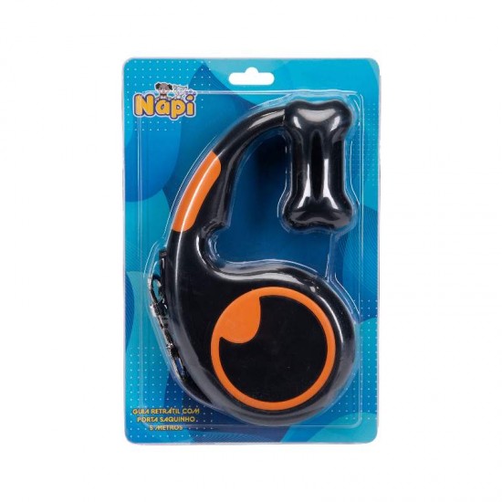 GUIA RETRATIL COM PORTA SAQUINHO 5M